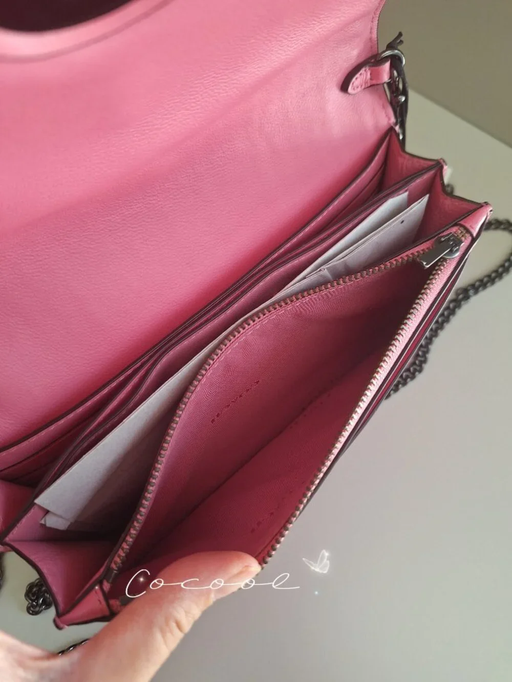 NWT Coach 1941 Dinky Pink Multi Foldove Colorblock Quilting Rivets Bag 27091-New